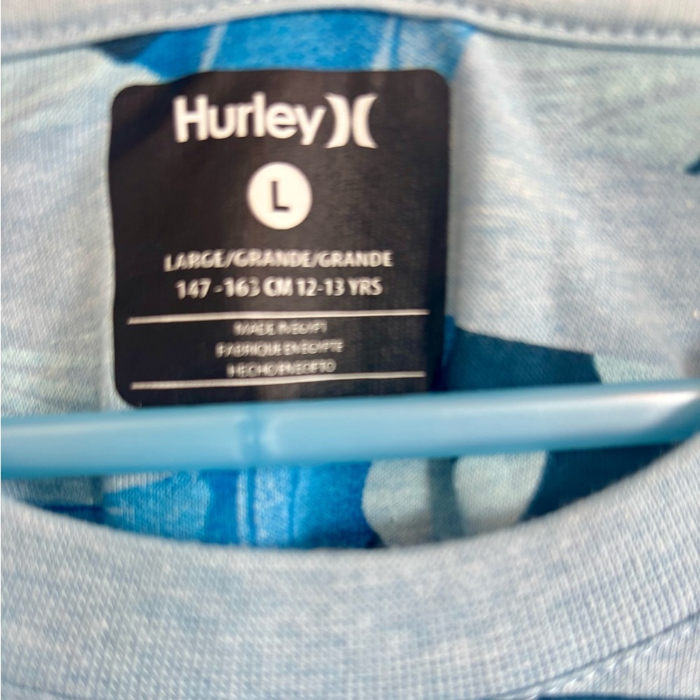 Hurley Boys Striped Tee Shirt, size Large - Picture 3 of 4